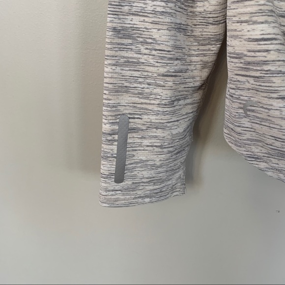 Zyia Active Ash Split Back Long Sleeve Tie Back Yoga Top Size XXL - Picture 4 of 7